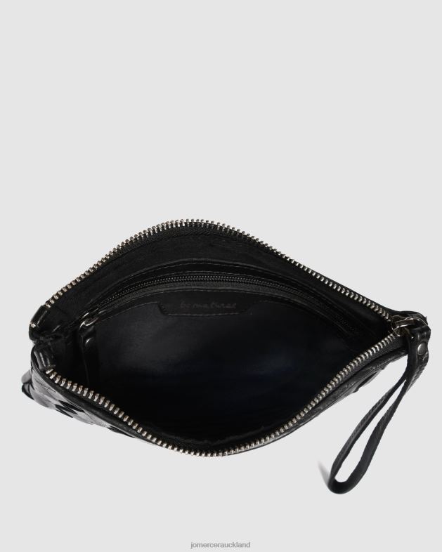 Jo Mercer Black Leather Biba lewisburg pouch bag Accessories 46242473