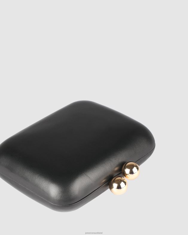 Jo Mercer Black Leather Zoella clutch Accessories 46242447