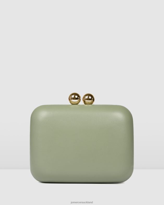 Jo Mercer Pistachio Green Leather Zoella clutch Accessories 46242452