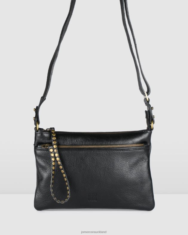 Jo Mercer Black Leather Biba brewton cross body bag Accessories 46242424