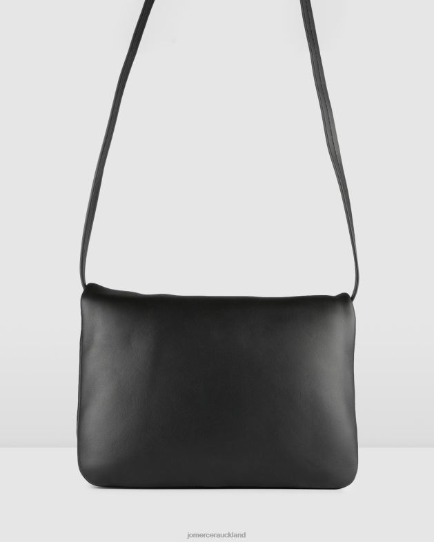 Jo Mercer Black Leather Zephyr cross body bag Accessories 46242401