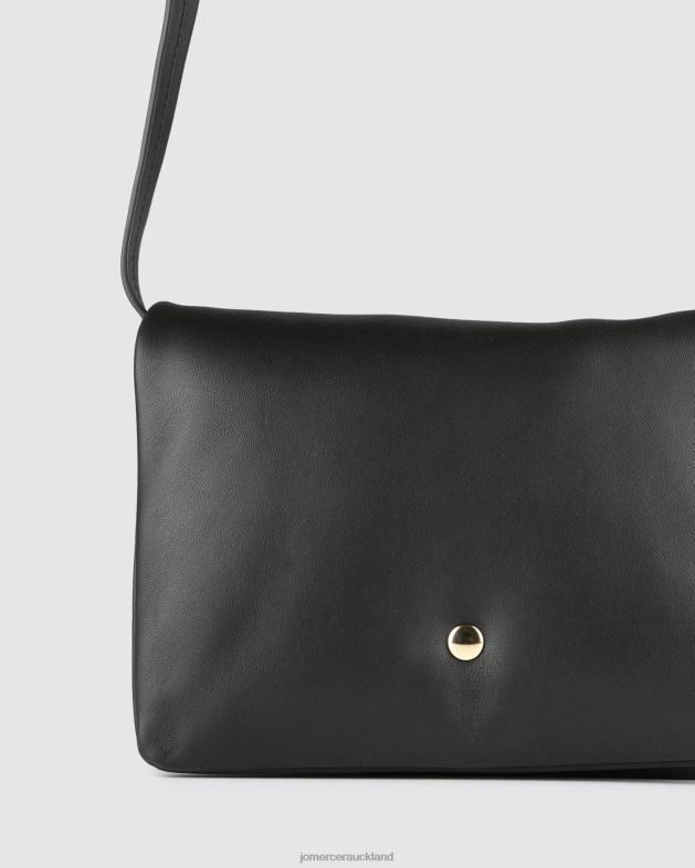 Jo Mercer Black Leather Zephyr cross body bag Accessories 46242401