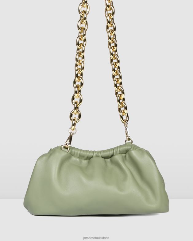 Jo Mercer Pistachio Green Leather Tribeca cross body bag Accessories 46242407