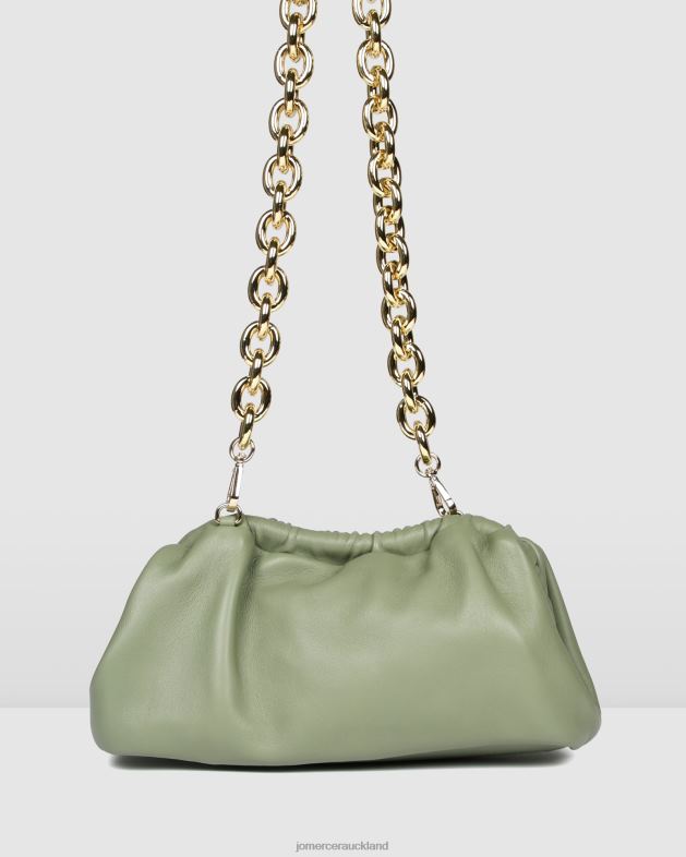 Jo Mercer Pistachio Green Leather Tribeca cross body bag Accessories 46242407