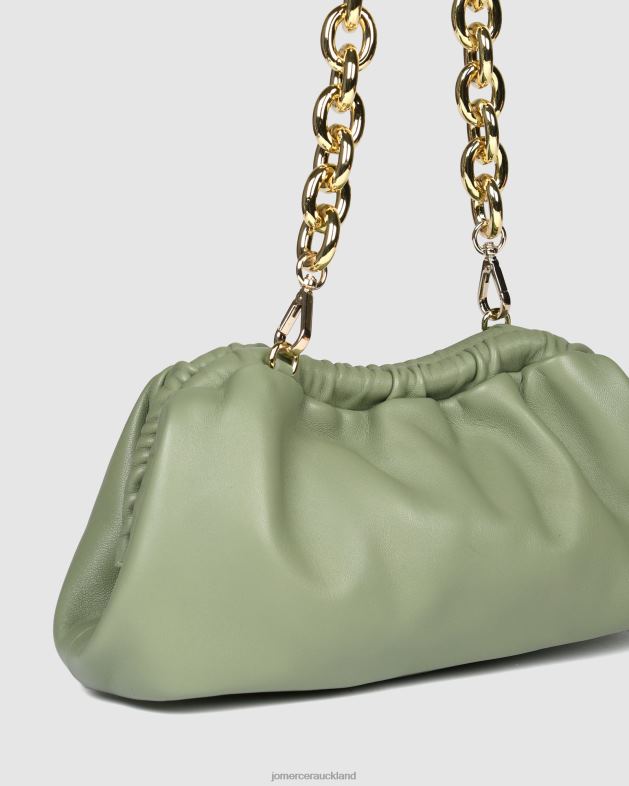 Jo Mercer Pistachio Green Leather Tribeca cross body bag Accessories 46242407