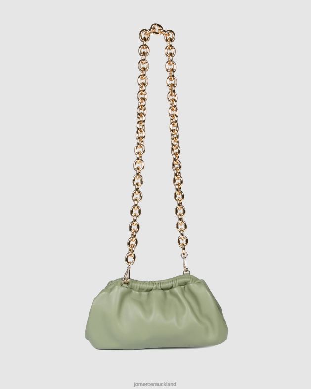 Jo Mercer Pistachio Green Leather Tribeca cross body bag Accessories 46242407
