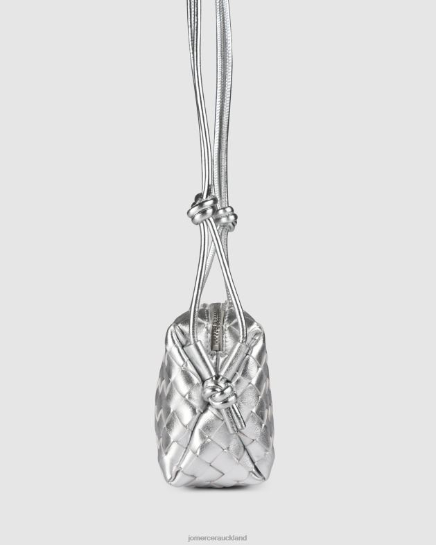 Jo Mercer Silver Leather Murphy cross body bag Accessories 46242397
