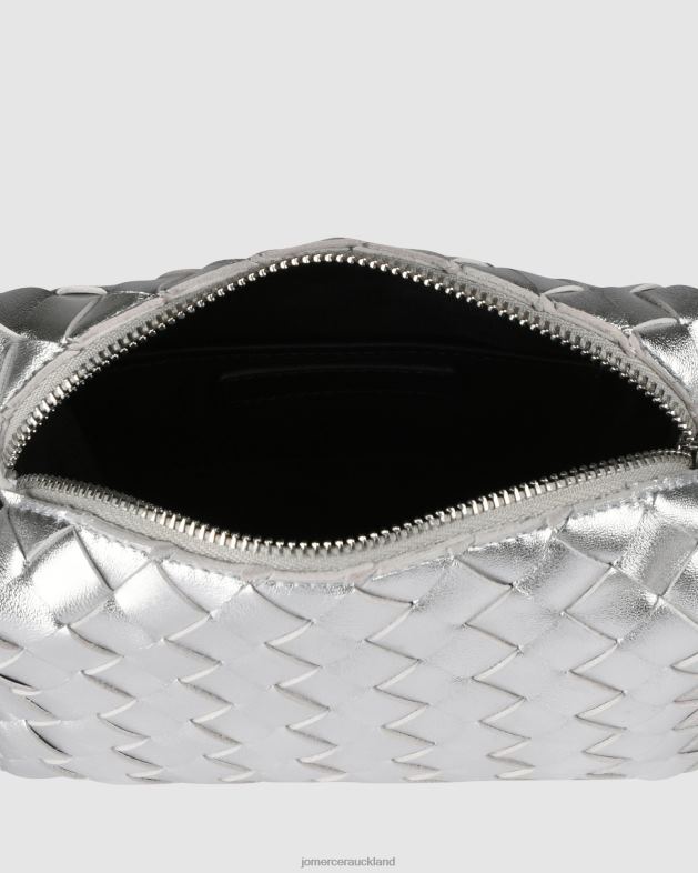 Jo Mercer Silver Leather Murphy cross body bag Accessories 46242397