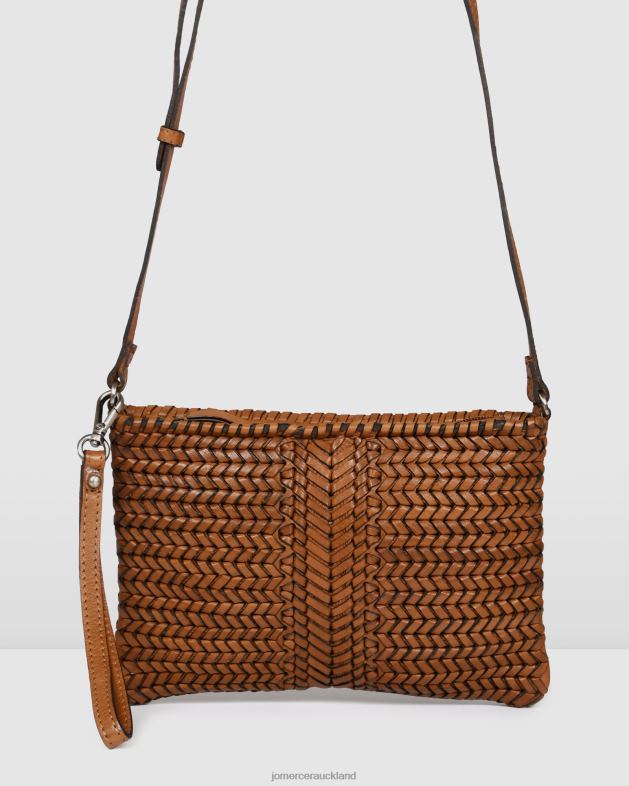 Jo Mercer Tan Leather Biba andrews cross body bag Accessories 46242416