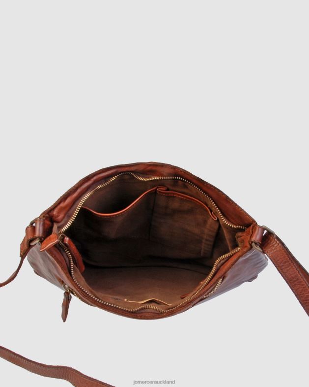 Jo Mercer Tan Leather Biba kansas medium cross body bag Accessories 46242426