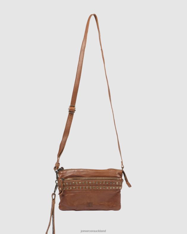 Jo Mercer Tan Leather Biba sherman cross body bag Accessories 46242423