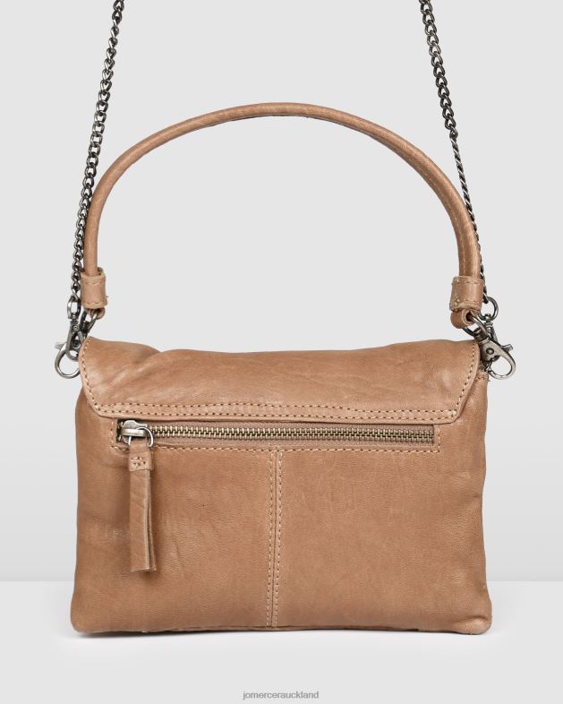 Jo Mercer Taupe Leather Biba logan envelope cross body bag Accessories 46242417
