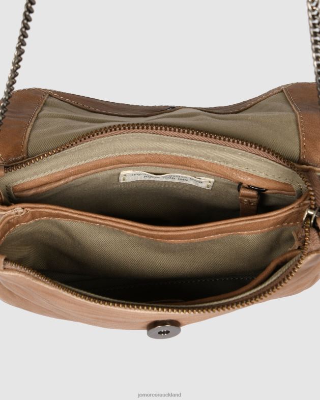 Jo Mercer Taupe Leather Biba logan envelope cross body bag Accessories 46242417