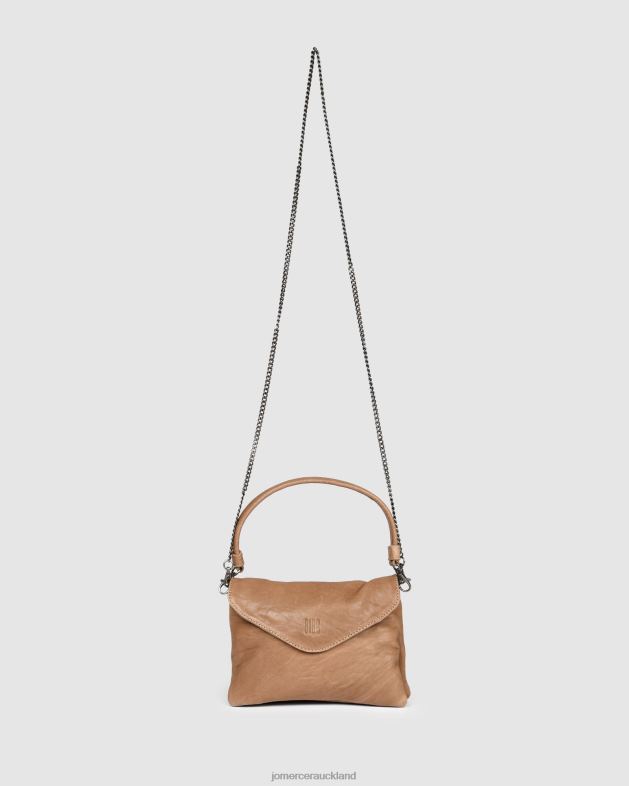 Jo Mercer Taupe Leather Biba logan envelope cross body bag Accessories 46242417