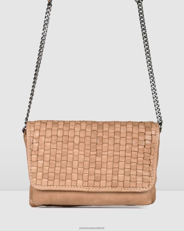 Jo Mercer Taupe Leather Biba looma mini cross body bag Accessories 46242419