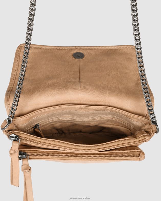 Jo Mercer Taupe Leather Biba looma mini cross body bag Accessories 46242419