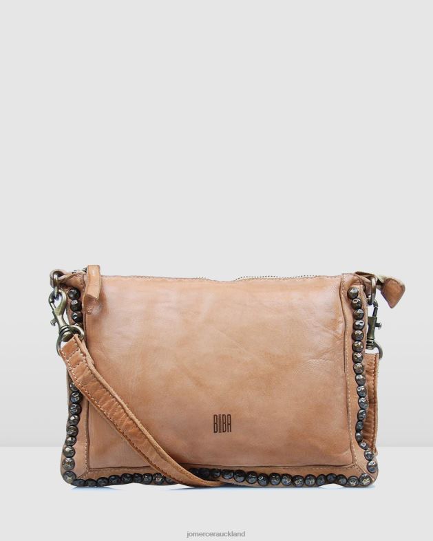 Jo Mercer Taupe Leather Biba portland cross body bag Accessories 46242421