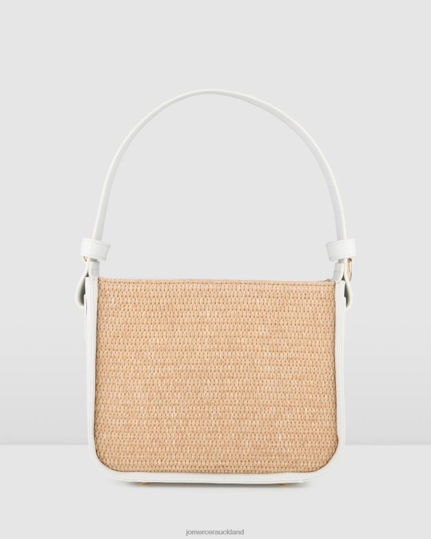 Jo Mercer White Raffia Renzo cross body bag Accessories 46242404