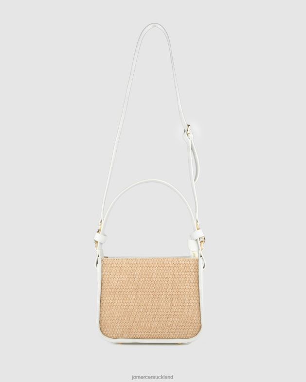 Jo Mercer White Raffia Renzo cross body bag Accessories 46242404