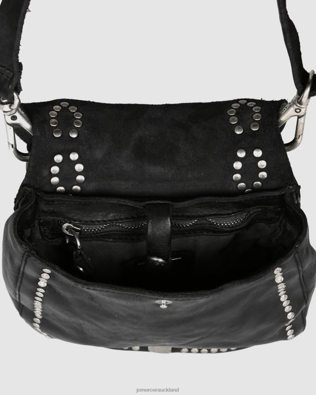 Jo Mercer Black Leather Campomaggi texana shoulder bag Accessories 46242431