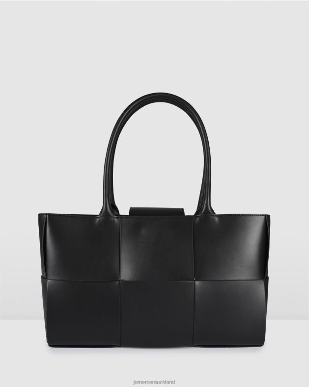 Jo Mercer Black Leather Zahra shoulder tote bag Accessories 46242427