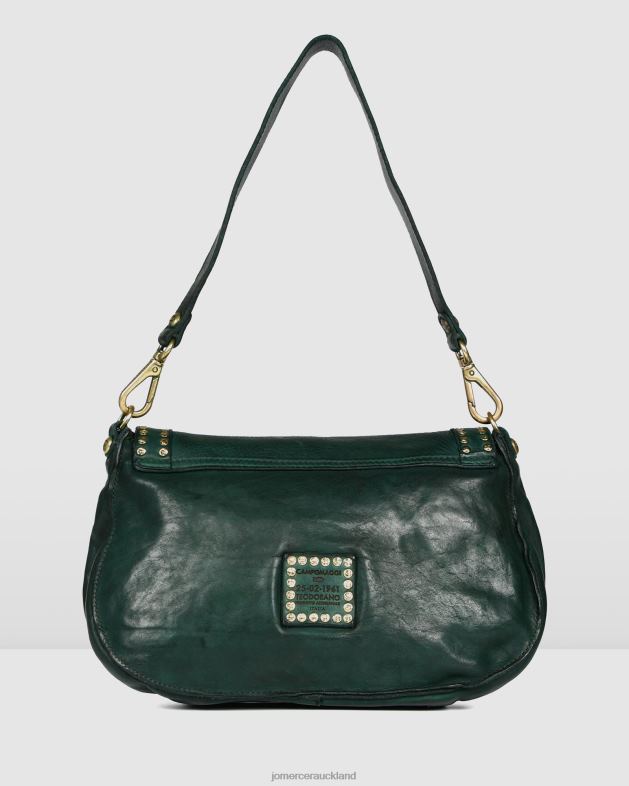 Jo Mercer Bottle Green Leather Campomaggi acqua shoulder bag Accessories 46242441