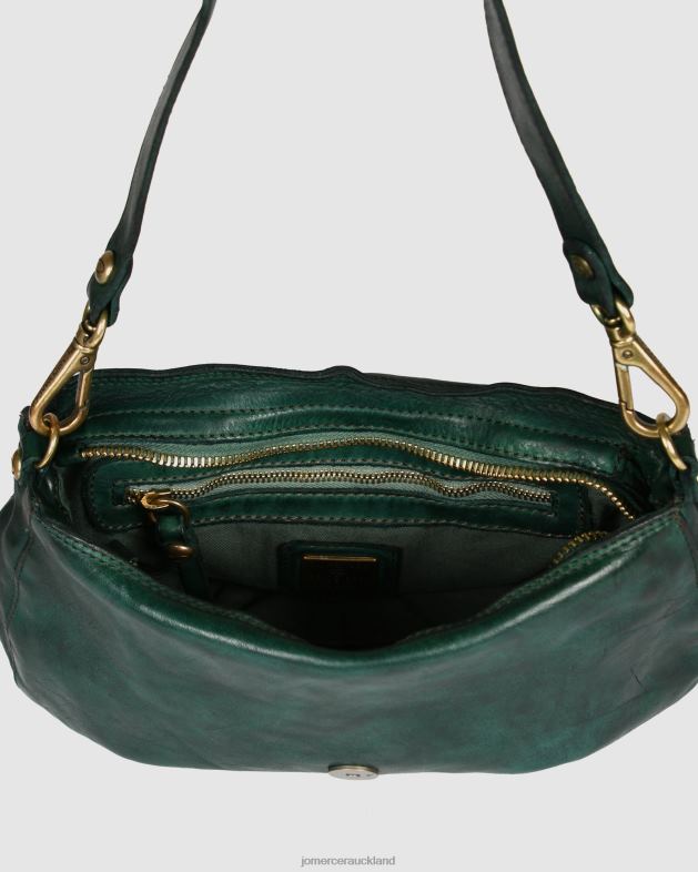 Jo Mercer Bottle Green Leather Campomaggi acqua shoulder bag Accessories 46242441