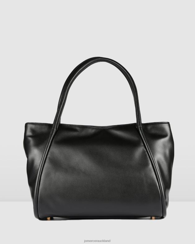 Jo Mercer Black Leather Oliviera tote bag Accessories 46242455