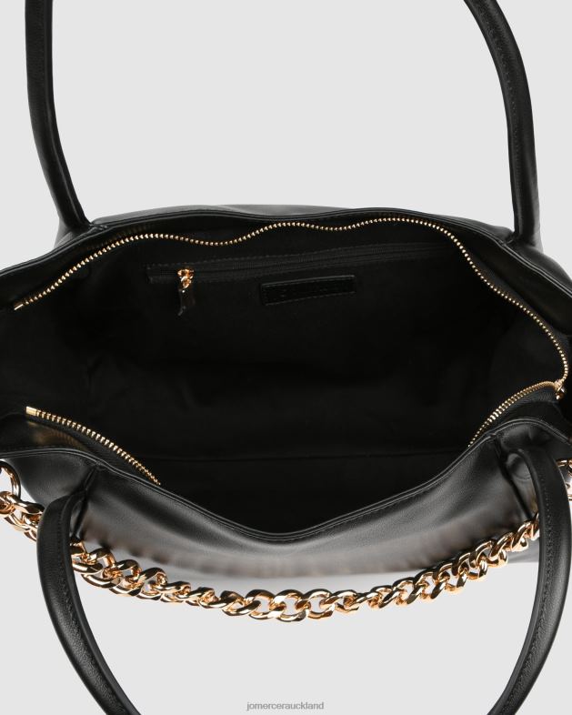 Jo Mercer Black Leather Oliviera tote bag Accessories 46242455