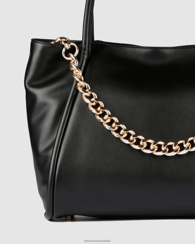 Jo Mercer Black Leather Oliviera tote bag Accessories 46242455