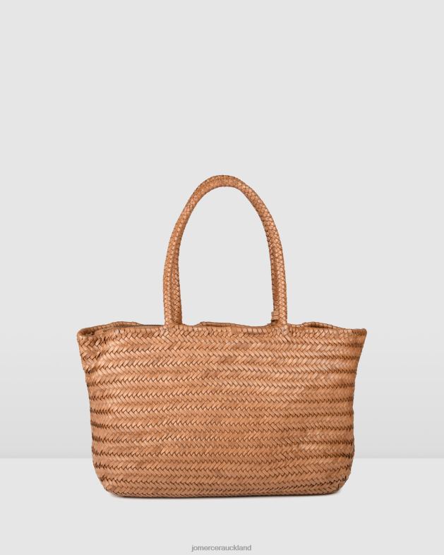 Jo Mercer Camel Leather Biba perkins tote bag Accessories 46242454