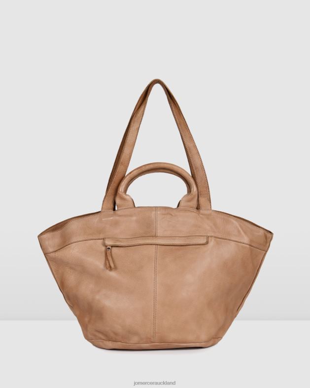 Jo Mercer Taupe Leather Biba lewisburg tote bag Accessories 46242465