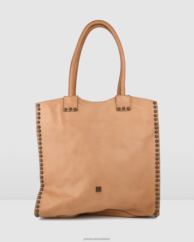 Jo Mercer Taupe Leather Biba portland tote bag Accessories 46242461