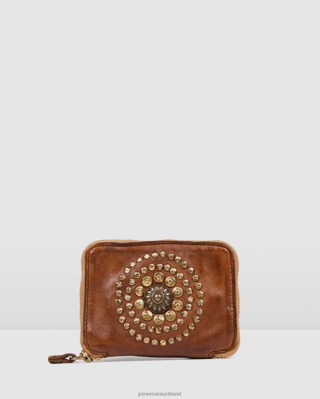 Jo Mercer Cognac Leather Campomaggi orchidea2 small wallet Accessories 46242469