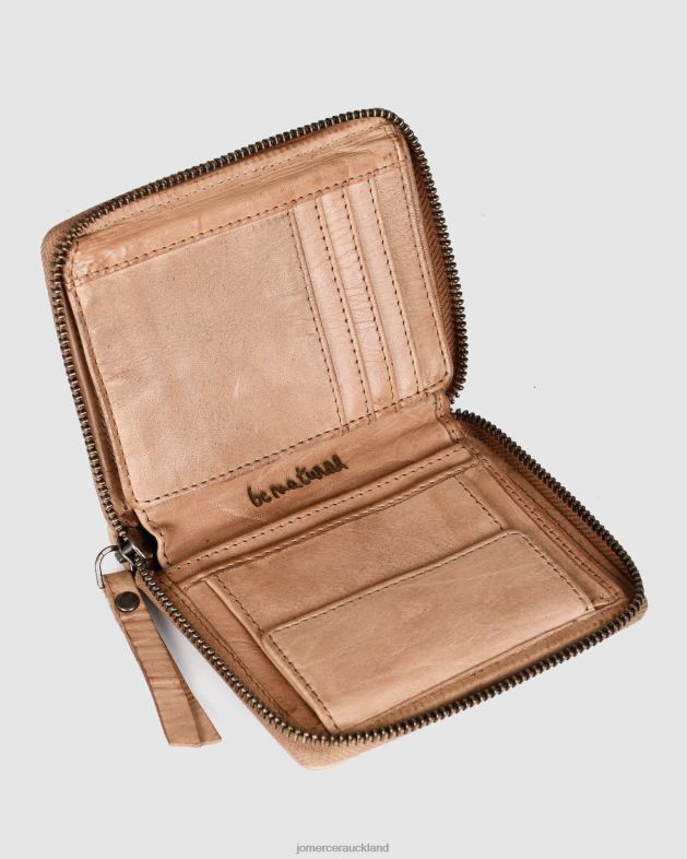 Jo Mercer Taupe Leather Biba lewisburg mini wallet Accessories 46242471