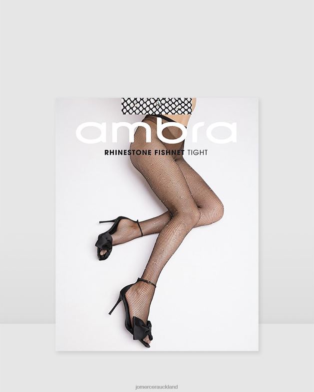 Jo Mercer Black Ambra rhinestone fishnet tight Accessories 46242485