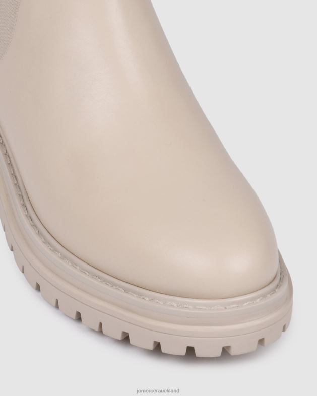 Jo Mercer Bone Leather Bloom flat ankle boots Footwear 46242317