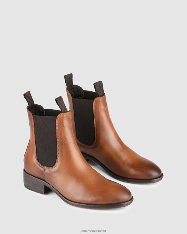 Jo Mercer Brandy Leather Cisco flat ankle boots Footwear 46242330