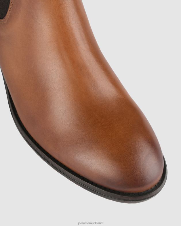 Jo Mercer Brandy Leather Cisco flat ankle boots Footwear 46242330