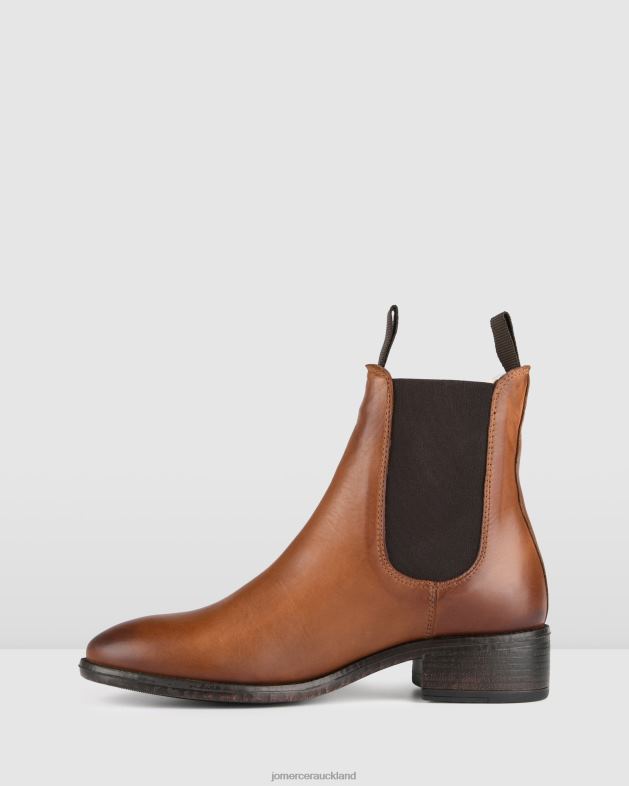 Jo Mercer Brandy Leather Cisco flat ankle boots Footwear 46242330