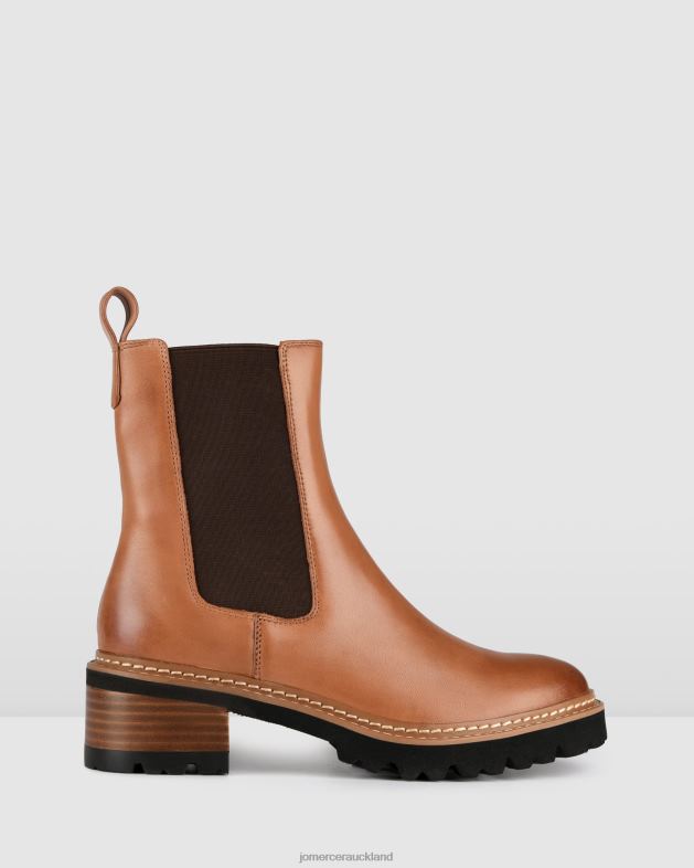 Jo Mercer Brandy Leather Como flat ankle boots Footwear 46242328