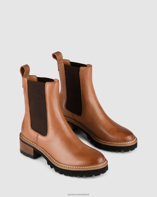 Jo Mercer Brandy Leather Como flat ankle boots Footwear 46242328