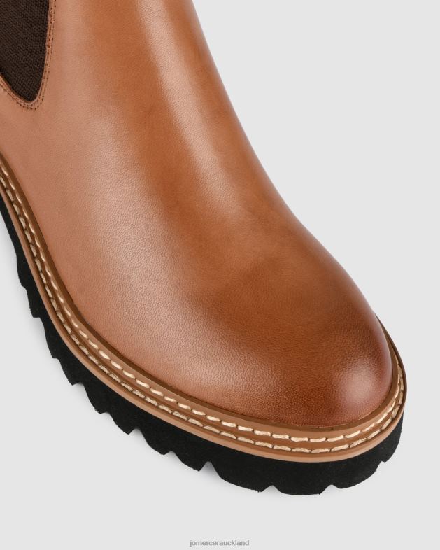 Jo Mercer Brandy Leather Como flat ankle boots Footwear 46242328