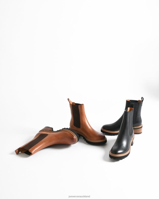 Jo Mercer Brandy Leather Como flat ankle boots Footwear 46242328