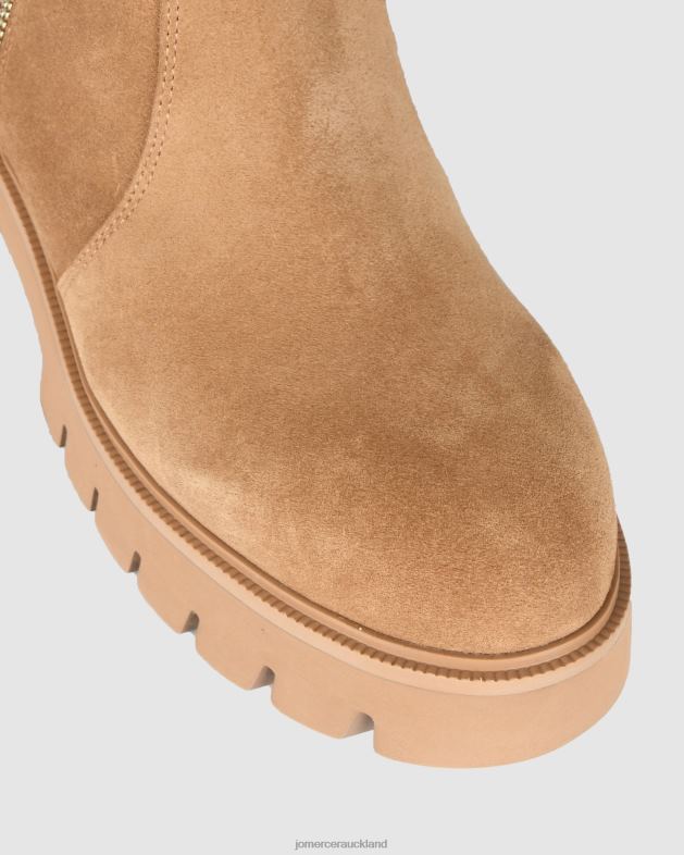 Jo Mercer Tan Suede Bamba flat calf boots Footwear 46242342