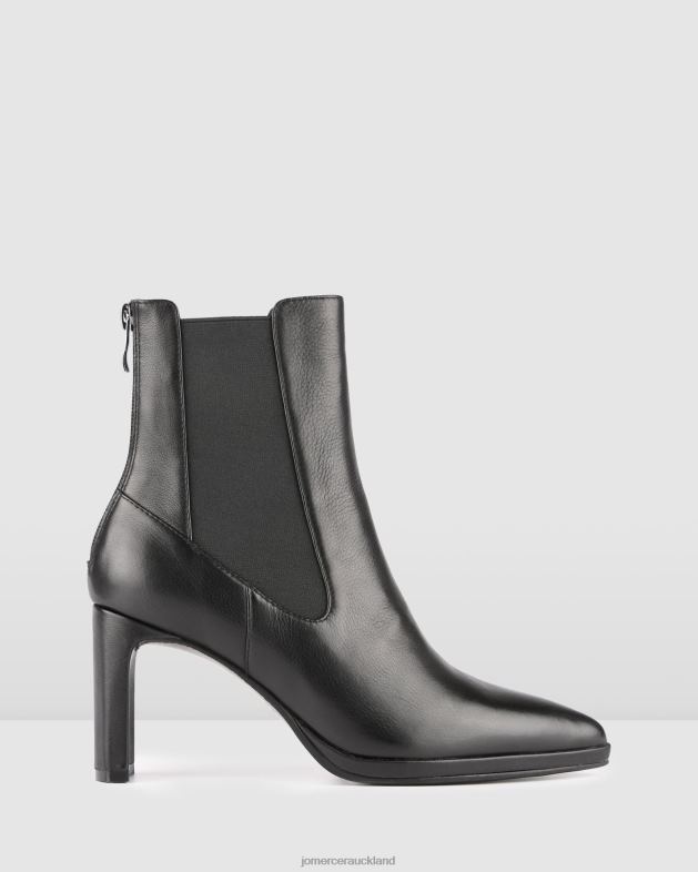 Jo Mercer Black Leather Faith platform high ankle boots Footwear 46242299