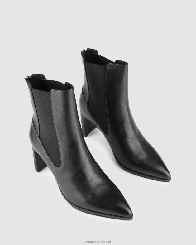 Jo Mercer Black Leather Faith platform high ankle boots Footwear 46242299