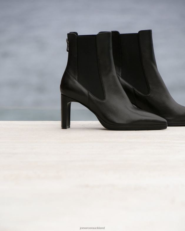 Jo Mercer Black Leather Faith platform high ankle boots Footwear 46242299