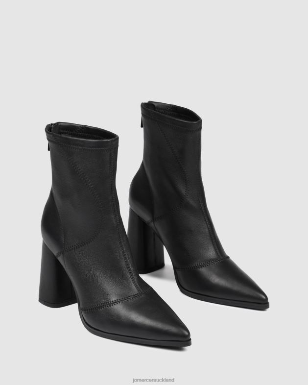 Jo Mercer Black Leather Tex high ankle boots Footwear 46242322