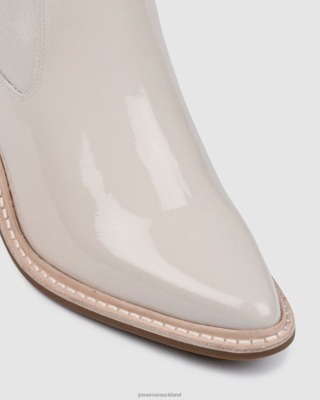 Jo Mercer Bone Patent Luxe high ankle boots Footwear 46242329